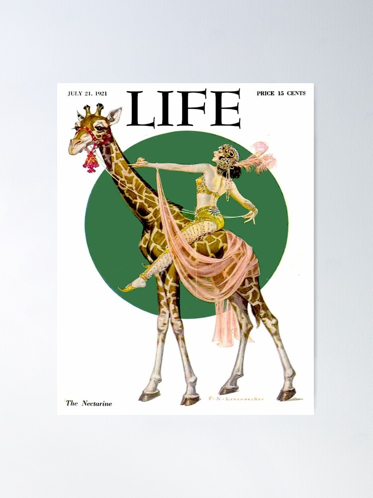 Alternate view of LIFE : Vintage 1921 Magazine Advertising Print Poster