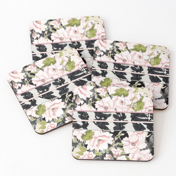 Item preview, Pink Peony Blossoms with Shibori "Obi" designed and sold by SandAndChi.