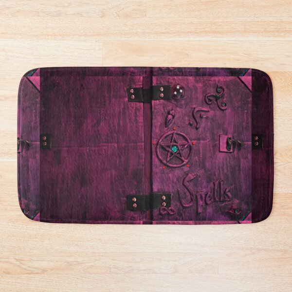 Item preview, hand made spell book, purple designed and sold by myatticstudio.