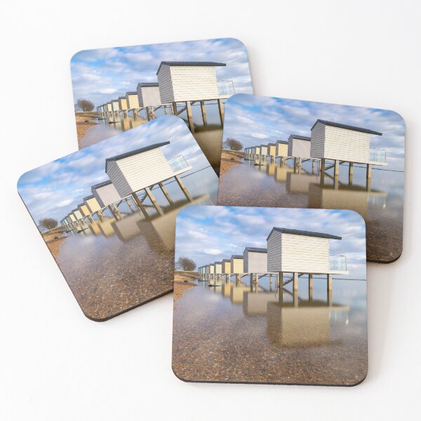 Item preview, Osea Beach Hut reflections designed and sold by bitm2007.