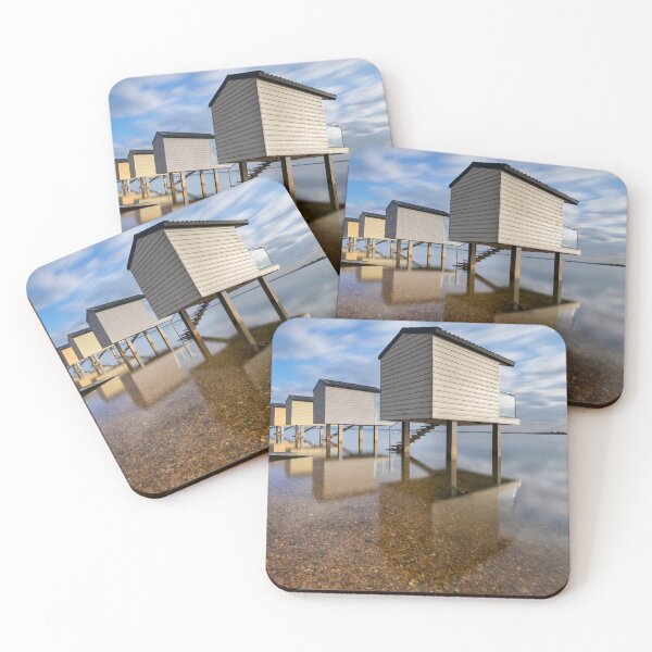 Item preview, Reflections at Osea Beach Huts designed and sold by bitm2007.