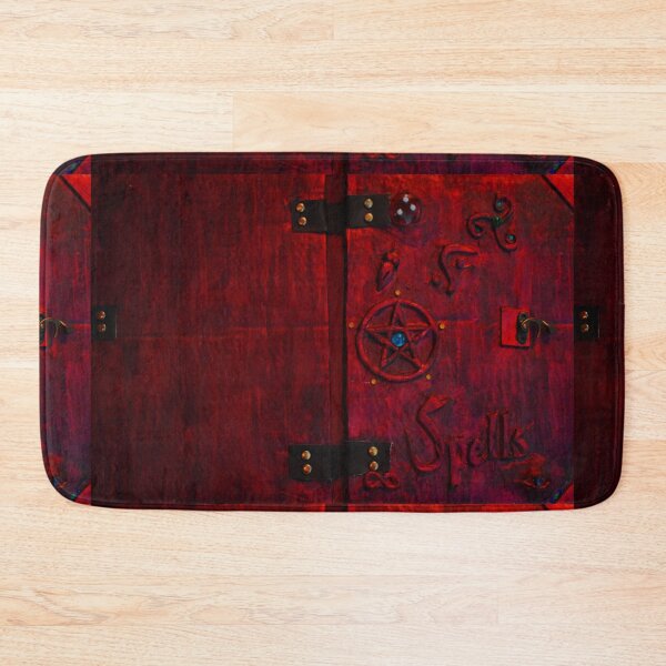 Item preview, hand made spell book, red designed and sold by myatticstudio.