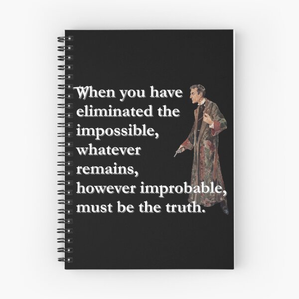 Item preview, Sherlock Holmes - When You Have Eliminated The Impossible... designed and sold by CrimeLab.