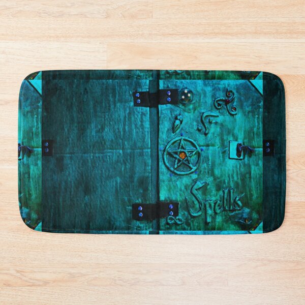 Item preview, hand made spell book, teal designed and sold by myatticstudio.