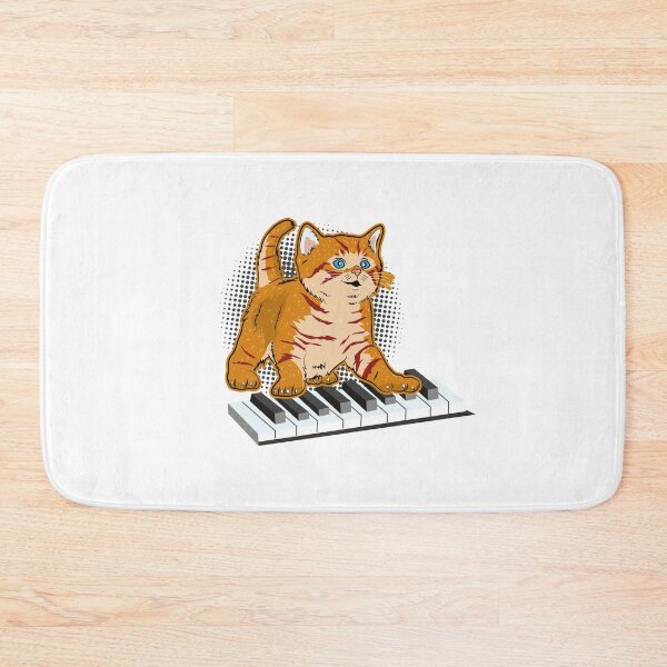 Item preview, Cute Piano Cat Musician Kitten designed and sold by Betsytiptoe.