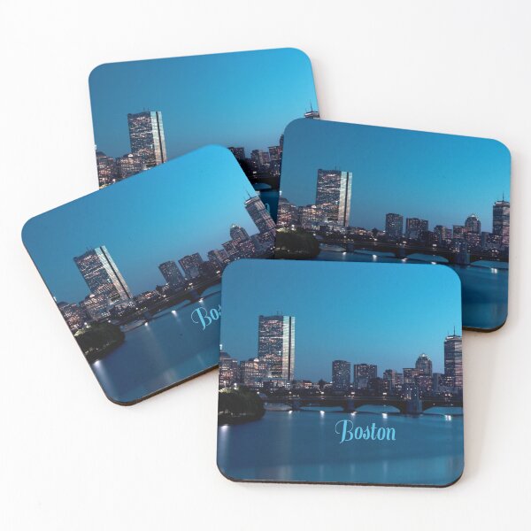 Item preview, Boston Massachusetts City Skyline  designed and sold by mwagie.