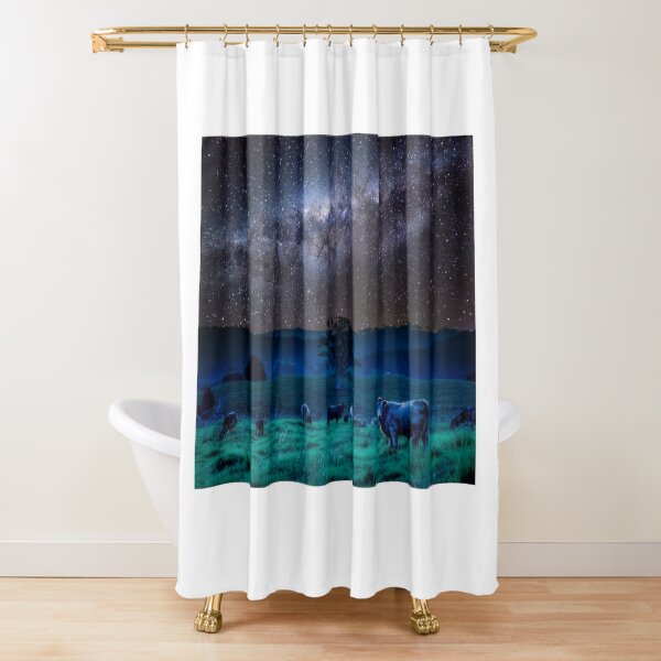 The 'Milky' Way Shower Curtain