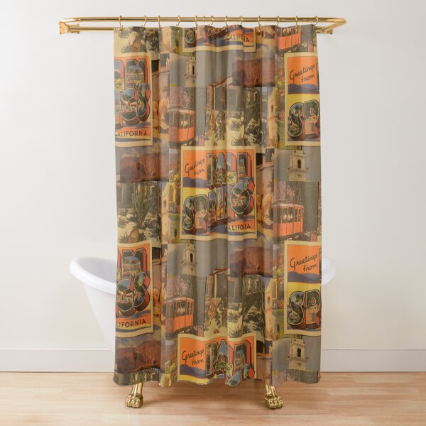 Vintage Gay Erotica 3 Shower Curtain