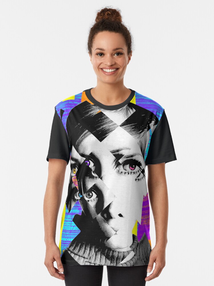 designer t shirt with eyes