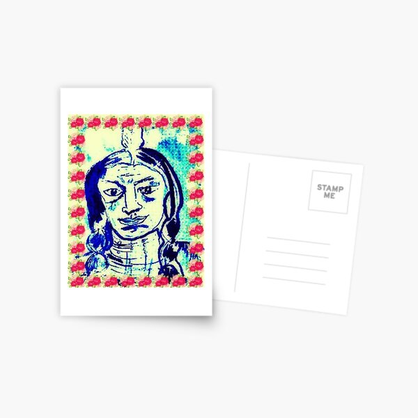 indian flowers Postcard