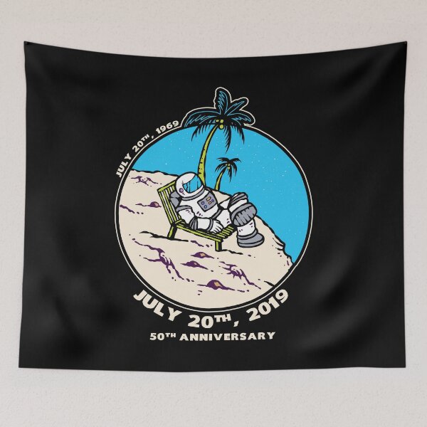 Item preview, Moon Beach - 50th Anniversary Moon Landing designed and sold by KoolMoDee.