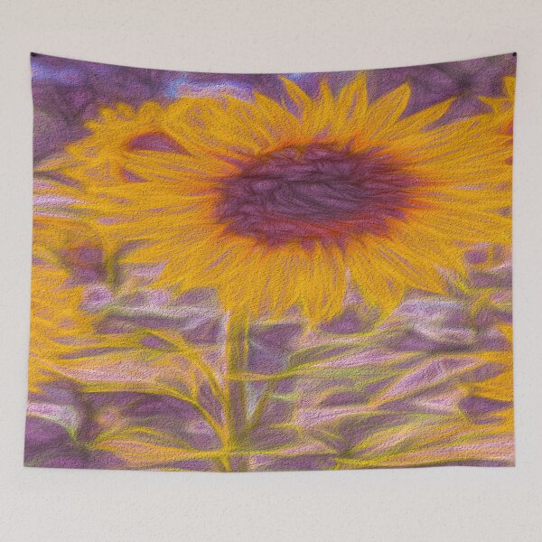 Item preview,  The Single Sunflower Art designed and sold by bejacs.