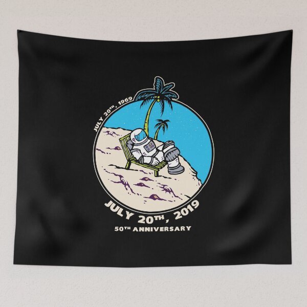 Item preview, Moon Beach - 50th Anniversary Moon Landing designed and sold by KoolMoDee.