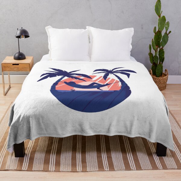 Item preview, Relax in the sunset between palm trees designed and sold by Retrolendo.