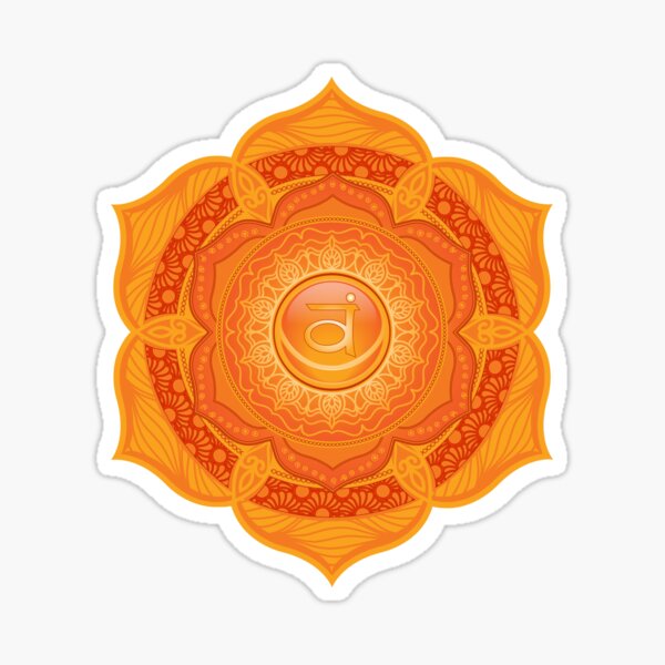 Aperçu de l'œuvre Chakra sacral mandala créée et vendue par serenaking.