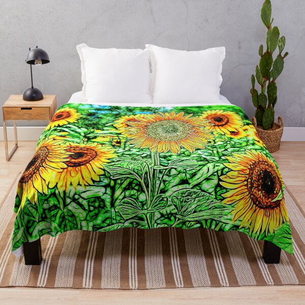 Item preview, Sunflowers Stained Glass designed and sold by bejacs.