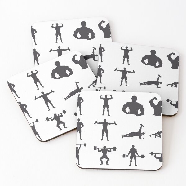 Item preview, Bodybuilding Sticker Pack designed and sold by meursaultdesign.