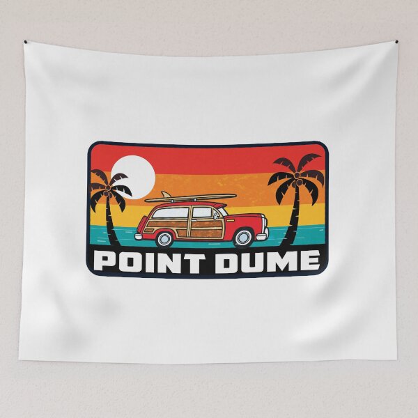 Item preview, Point Dume California Surfing Woodie Surf Surfer Surfboard Beach designed and sold by DESTINATIONS DECAL.