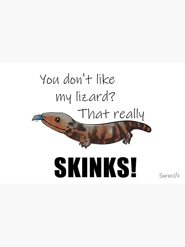 Thumbnail 2 of 2, Laptop Skin, That Really Skinks... designed and sold by Seren14.