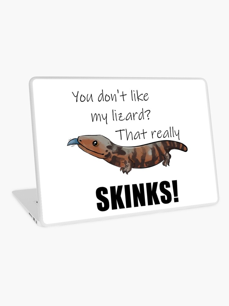 Thumbnail 1 of 2, Laptop Skin, That Really Skinks... designed and sold by Seren14.