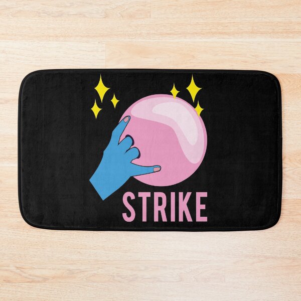 Item preview, Bowling - Pink Bowling Ball Strike designed and sold by Mohja-Design.