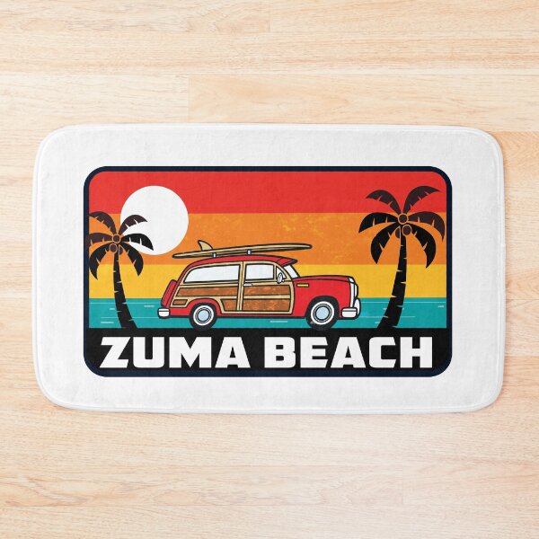 Item preview, Zuma Beach California Surfing Woodie Surf Surfer Surfboard designed and sold by DESTINATIONS DECAL.