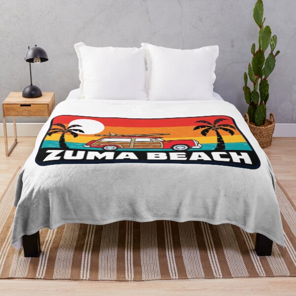 Item preview, Zuma Beach California Surfing Woodie Surf Surfer Surfboard designed and sold by DESTINATIONS DECAL.