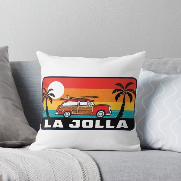 Item preview, La Jolla California Surfing Woodie Surf Surfer Surfboard Beach designed and sold by DESTINATIONS DECAL.