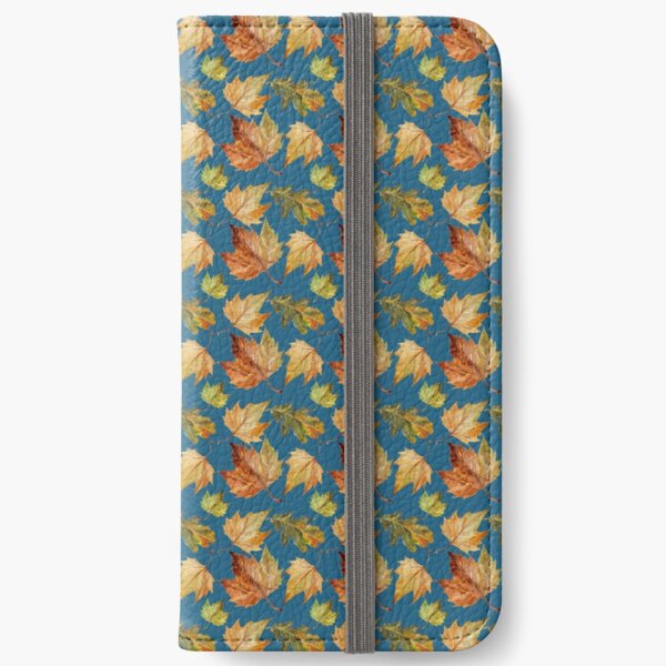 Petrol and leafs iPhone Wallet