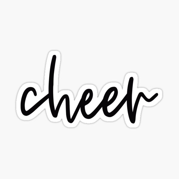 cheer Sticker