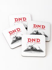 DND Do Not Disturb! Coasters