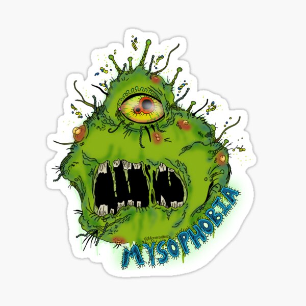 Fear of Germs Sticker