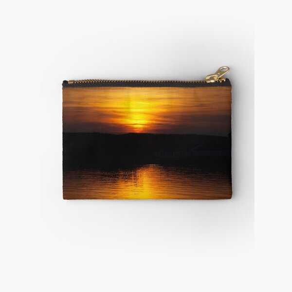 Item preview, Sunset Silhouettes over Leodamais Bay designed and sold by IslayFineArt.