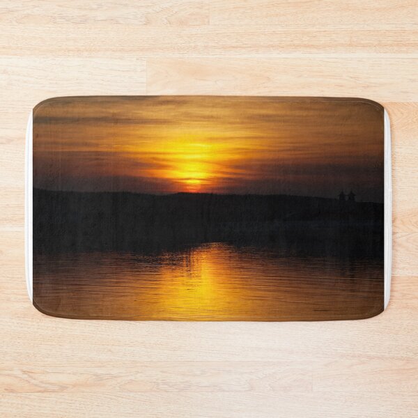 Item preview, Sunset Silhouettes over Leodamais Bay designed and sold by IslayFineArt.