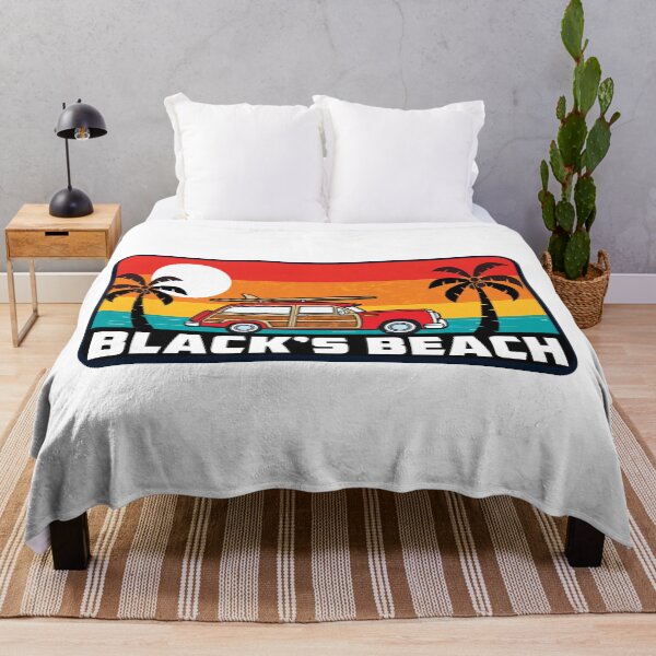 Item preview, Black's Beach California Surfing Woodie Surf Surfer Surfboard San Diego designed and sold by DESTINATIONS DECAL.