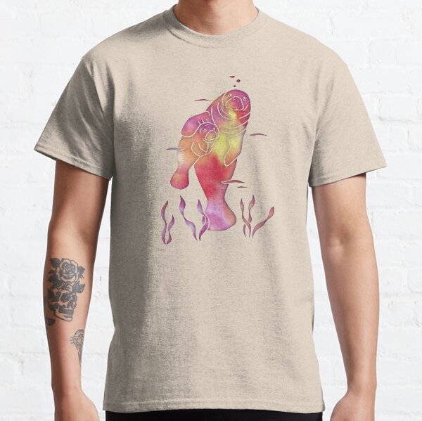 Peach Sea Manatees Classic T-Shirt