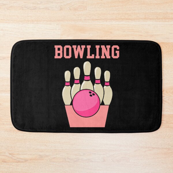 Item preview, Bowling - pink bowling ball with pins designed and sold by Mohja-Design.