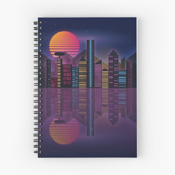 Artikelvorschau, Synthwave Night Scape entworfen und verkauft von MartineMeeka.
