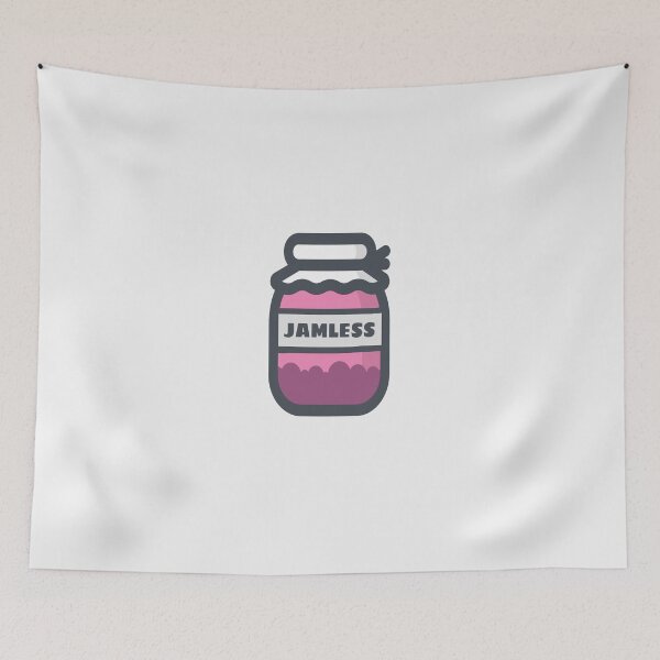 Item preview, You got no jams BTS meme Jamless Sticker designed and sold by Infiresss-man.