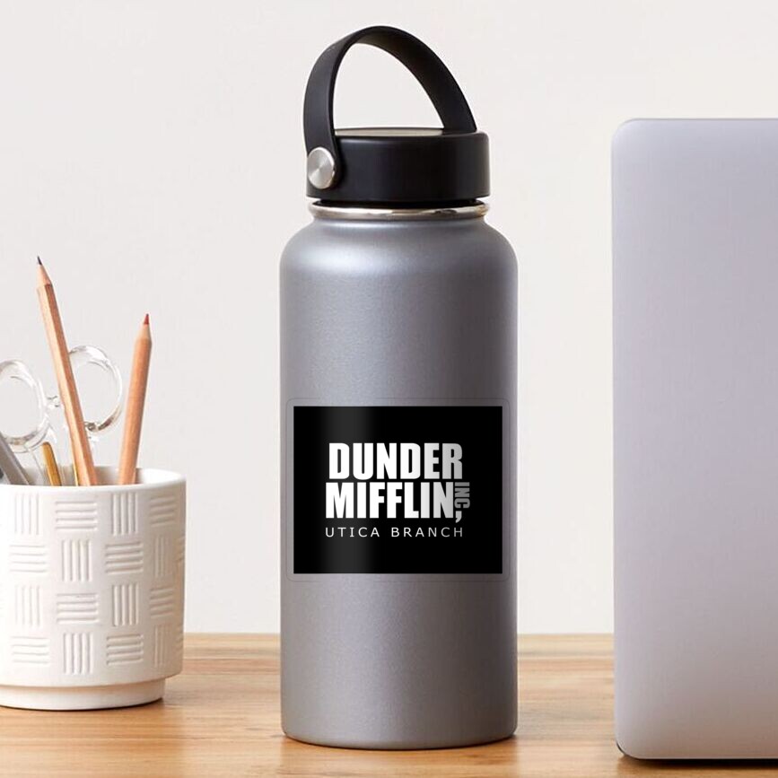 Silver Buffalo The Office Dunder Mifflin Logo Paper Drink Coasters