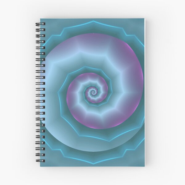 Item preview, Blue Neon Glow Spiral designed and sold by Roanemermaid.