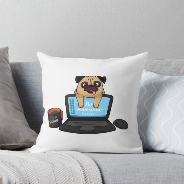 Item preview, Poggy The Pug Giving Some Motivation designed and sold by cartoonice.