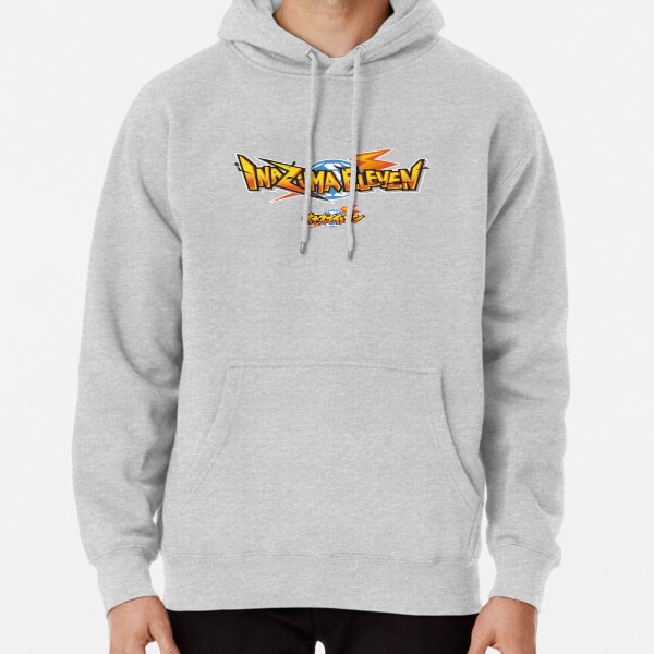 Logotipo de Inazuma: inglés y japonés Sudadera con capucha