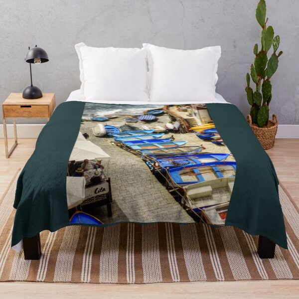 Item preview, Cinque Terre - fishing boats in Riomaggiore designed and sold by Weston Westmoreland.