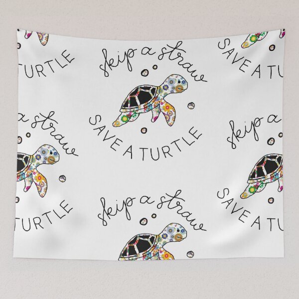 Item preview, Skip a Straw save a turtle designed and sold by Sioox.