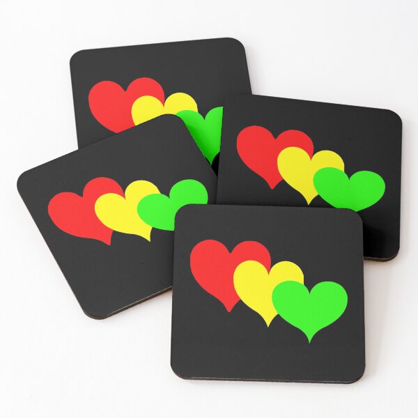 Artikelvorschau, RASTA HERZEN entworfen und verkauft von NattyWear.