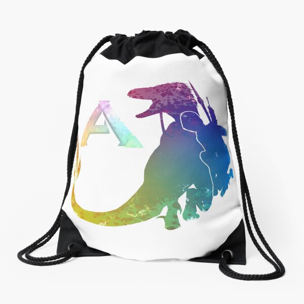 Ark Survival Raptor Drawstring Bag