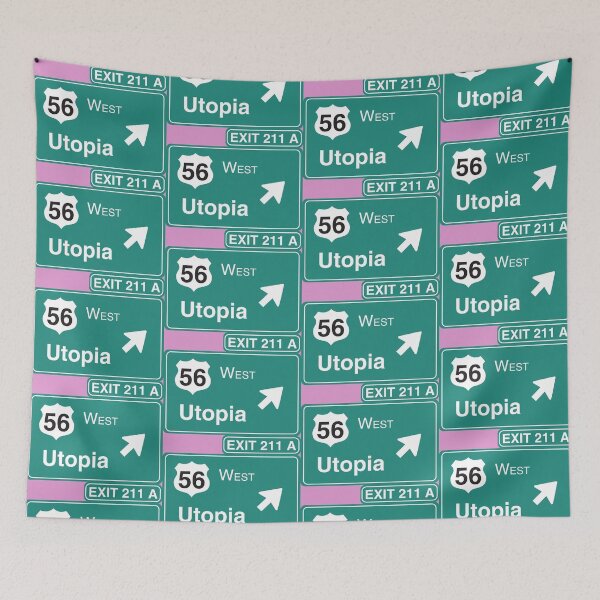 Item preview, MOTORWAY EXIT 211 A 56, TO UTOPIA designed and sold by SARGENTOWILLY.