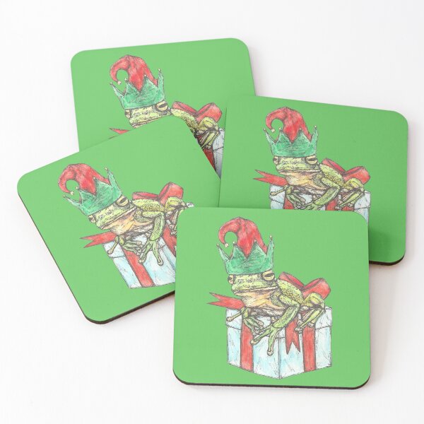 Item preview, Christmas Elf Frog designed and sold by SerenSketches.