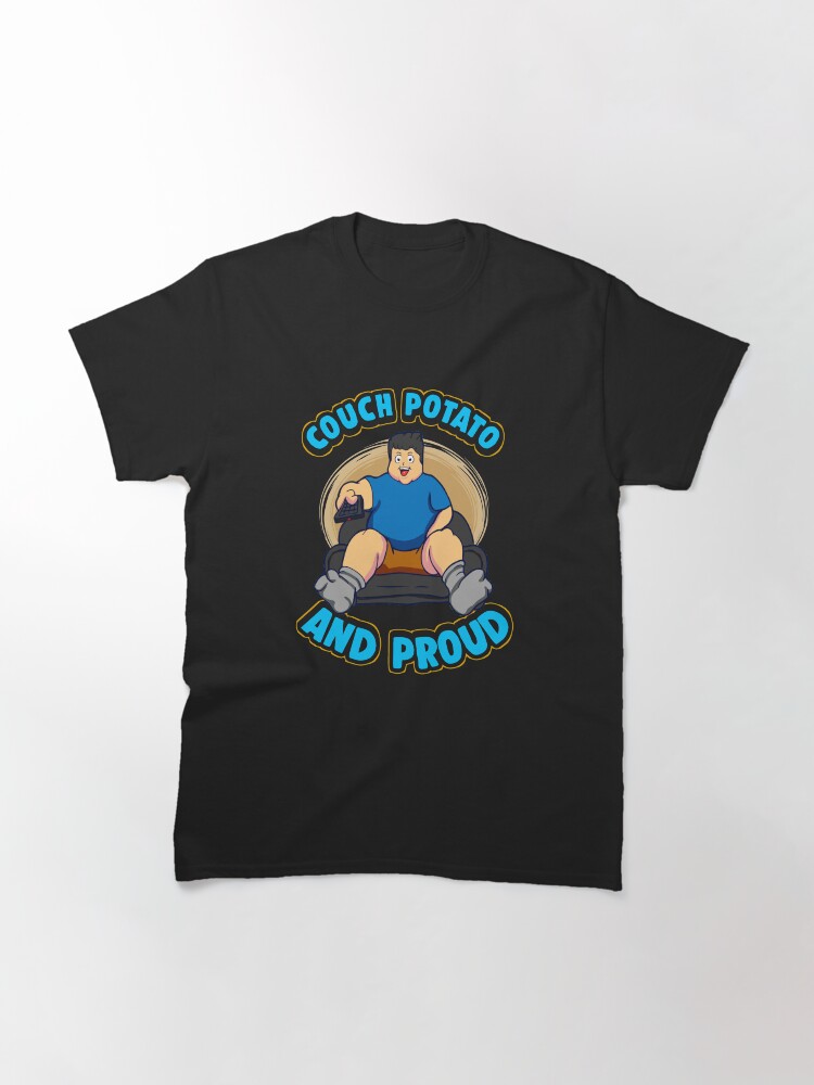 T-shirt classique ''Pomme de terre canapé et fier' : autre vue